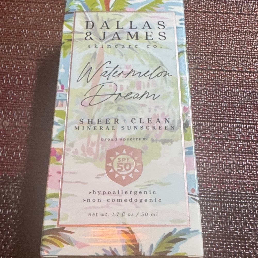 Dallas & James Watermelon Dream Mineral Sunscreen SPF 50